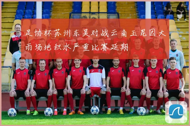 足协杯苏州东吴对战云南玉昆因大雨场地积水严重比赛延期